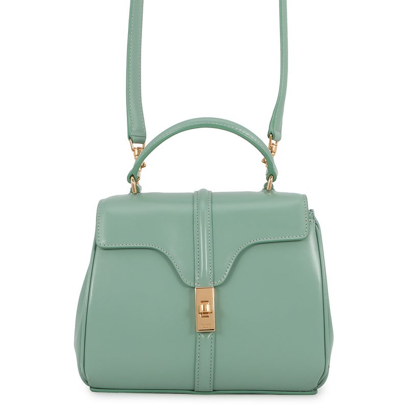 セリーヌ ハンドバッグ セーズ ミニ 16 レザー 197983BEY CELINE バッグ 2wayショルダーバッグ