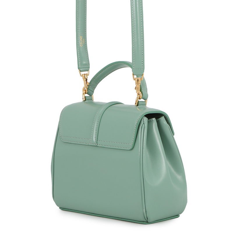 セリーヌ ハンドバッグ セーズ ミニ 16 レザー 197983BEY CELINE バッグ 2wayショルダーバッグ