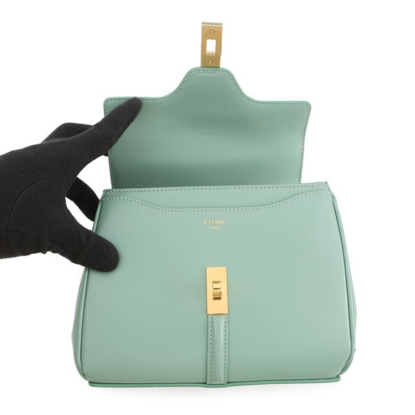 セリーヌ ハンドバッグ セーズ ミニ 16 レザー 197983BEY CELINE バッグ 2wayショルダーバッグ