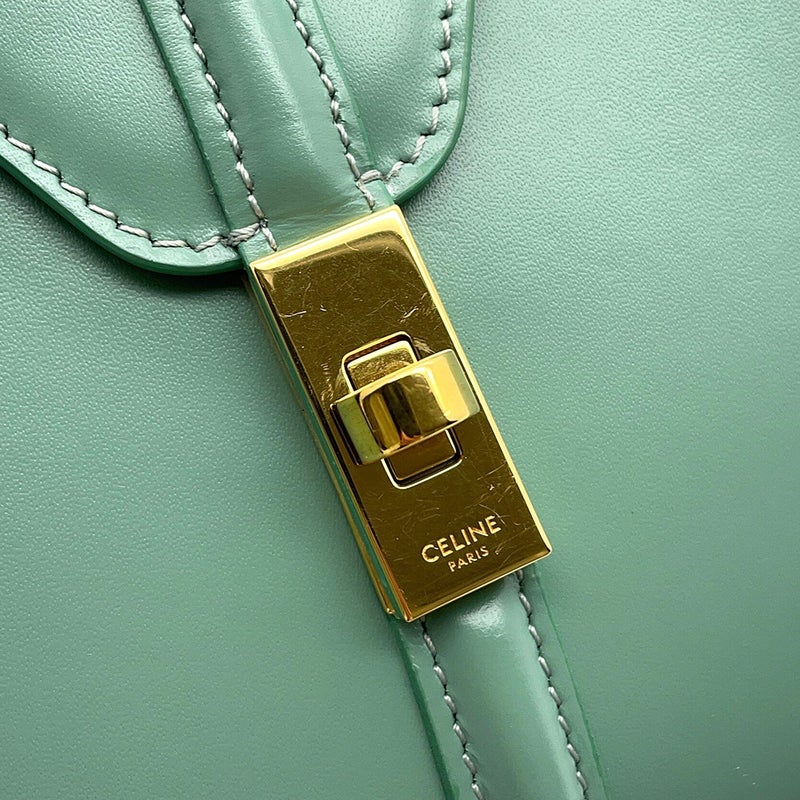 セリーヌ ハンドバッグ セーズ ミニ 16 レザー 197983BEY CELINE バッグ 2wayショルダーバッグ