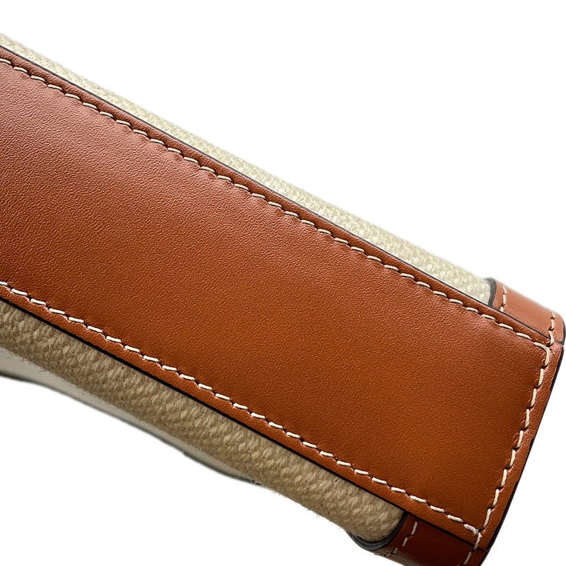 セリーヌ ハンドバッグ ミニ バーティカル カバ 馬車 キャンバス/レザー 193302DCI.02NT CELINE 2wayショルダーバッグ