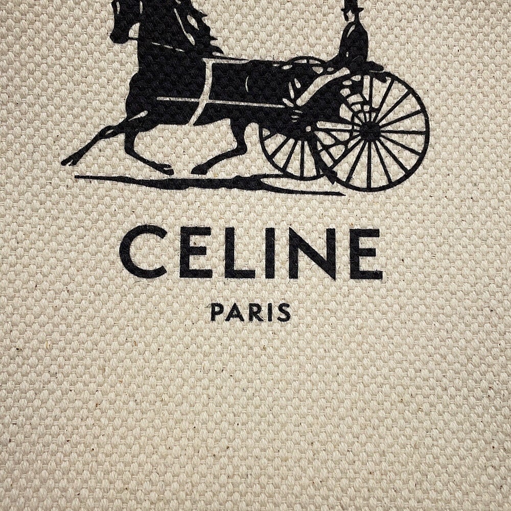 テ*ん様 CELINE パーカー　馬車 セリーヌ ハンドバッグ ミニ バーティカル カバ 馬車 キャンバス