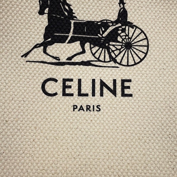 セリーヌ ハンドバッグ ミニ バーティカル カバ 馬車 キャンバス/レザー 193302DCI.02NT CELINE 2wayショルダーバッグ
