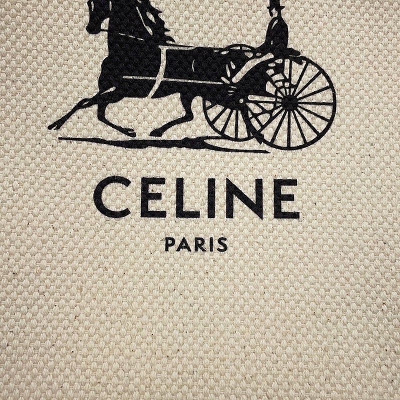 セリーヌ ハンドバッグ ミニ バーティカル カバ 馬車 キャンバス/レザー 193302DCI.02NT CELINE 2wayショルダーバッグ
