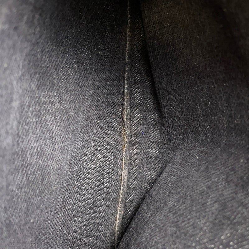 プラダ トートバッグ カナパ CANAPA ロボット デニム/レザー 1BG439 PRADA 2wayショルダーバッグ 黒