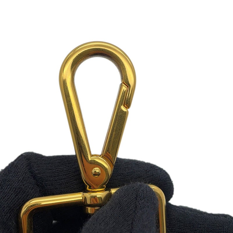 プラダ トートバッグ カナパ CANAPA ロボット デニム/レザー 1BG439 PRADA 2wayショルダーバッグ 黒