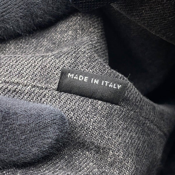 プラダ トートバッグ カナパ CANAPA ロボット デニム/レザー 1BG439 PRADA 2wayショルダーバッグ 黒