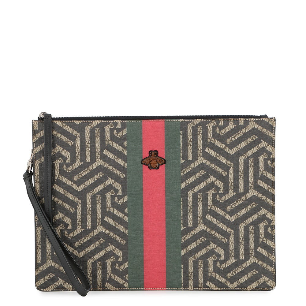グッチ クラッチバッグ GGカレイド/レザー シェリー ビー 433665 GUCCI