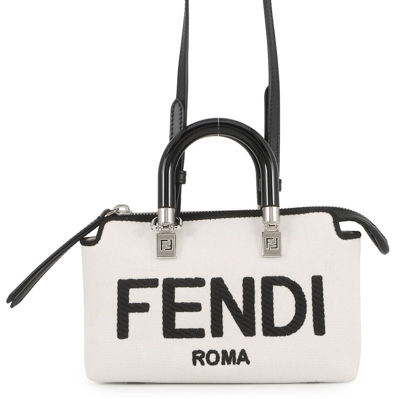 フェンディ ハンドバッグ バイザウェイ ミニ 8BS067 キャンバス FENDI 2wayショルダーバッグ