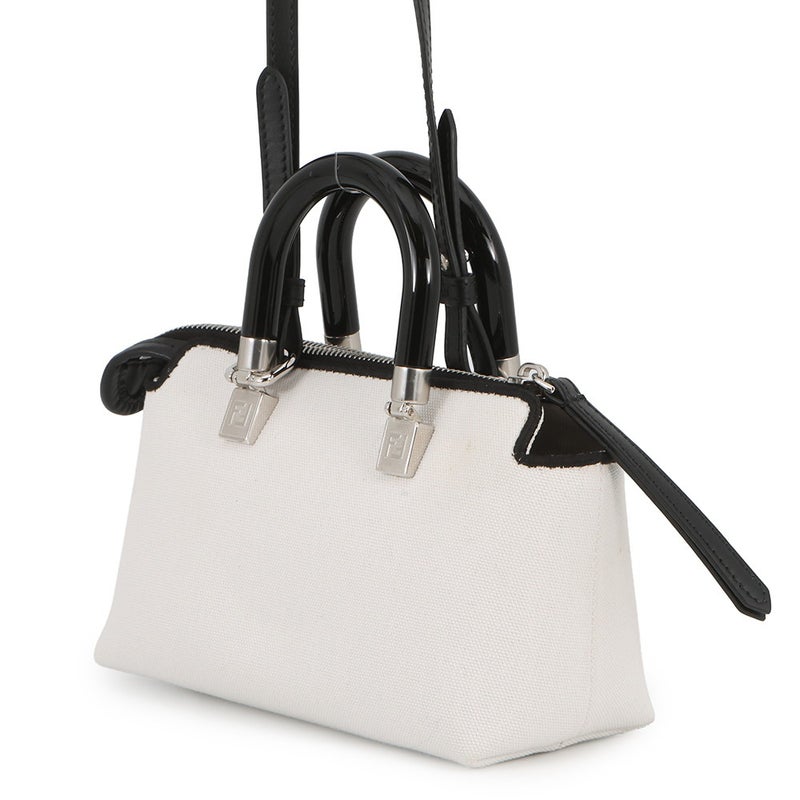 フェンディ ハンドバッグ バイザウェイ ミニ 8BS067 キャンバス FENDI 2wayショルダーバッグ