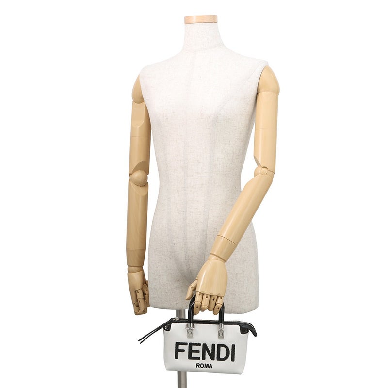 フェンディ ハンドバッグ バイザウェイ ミニ 8BS067 キャンバス FENDI 2wayショルダーバッグ