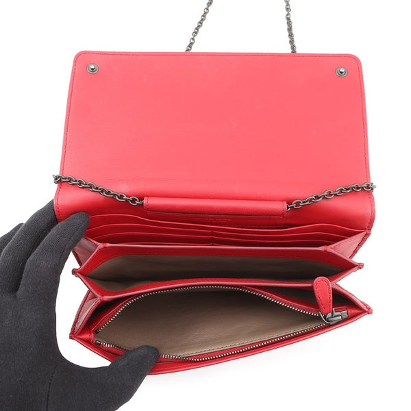 ボッテガヴェネタ チェーンウォレット イントレチャート レザー 586906 BOTTEGA VENETA 財布