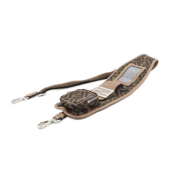 フェンディ ショルダーストラップ ストラップユー ズッカ キャンバス レザー 8AV417 FENDI