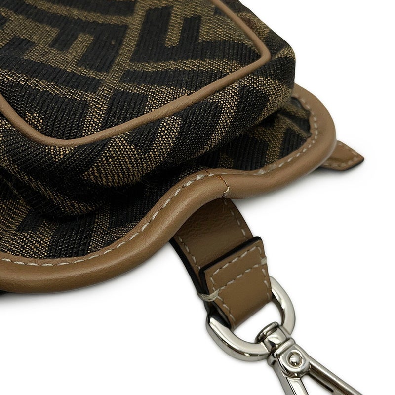 フェンディ ショルダーストラップ ストラップユー ズッカ キャンバス レザー 8AV417 FENDI