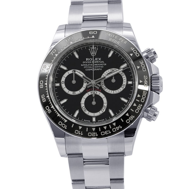 ロレックス コスモグラフ デイトナ ランダムシリアル ルーレット 126500LN ROLEX 腕時計 黒文字盤