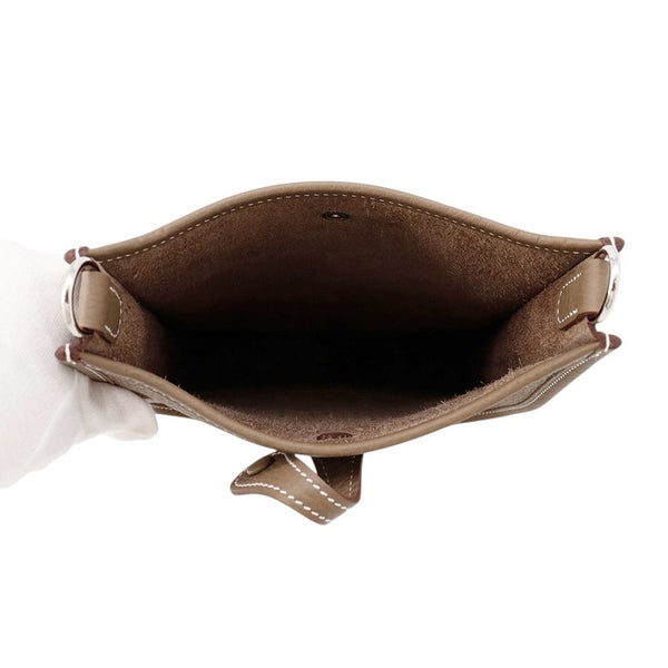 エルメス エブリンTPM 111cm アマゾン エトゥープ/ブルーインディゴ/シルバー金具 トリヨンクレマンス K刻印