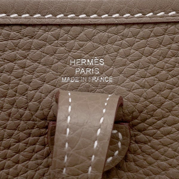 エルメス エブリンTPM 111cm アマゾン エトゥープ/ブルーインディゴ/シルバー金具 トリヨンクレマンス K刻印