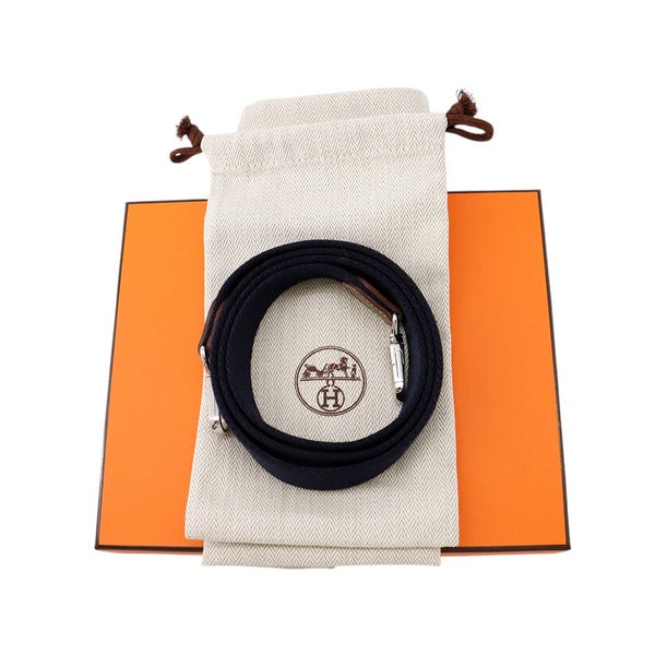 エルメス エブリンTPM 111cm アマゾン エトゥープ/ブルーインディゴ/シルバー金具 トリヨンクレマンス K刻印