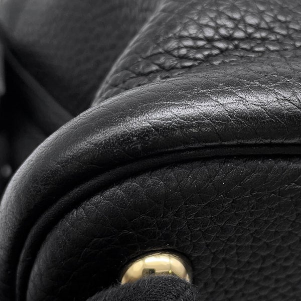 エルメス ハンドバッグ ボリード31 ブラック/ゴールド金具 トリヨンクレマンス C刻印 ２wayショルダー 黒