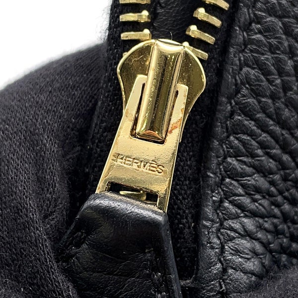 エルメス ハンドバッグ ボリード31 ブラック/ゴールド金具 トリヨンクレマンス C刻印 ２wayショルダー 黒