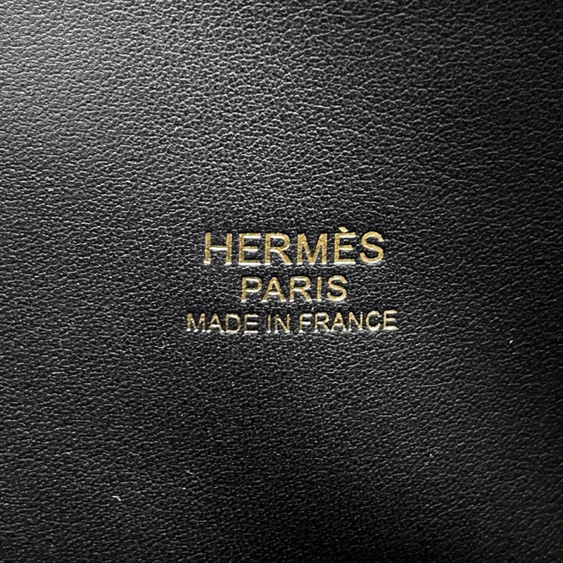 エルメス ハンドバッグ ボリード31 ブラック/ゴールド金具 トリヨンクレマンス C刻印 ２wayショルダー 黒