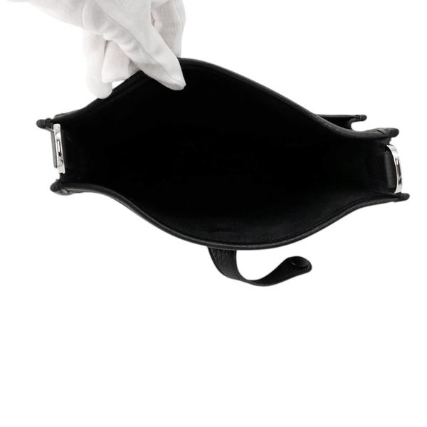 エルメス ショルダーバッグ エブリン3 23 ブラック/シルバー金具 トリヨンクレマンス K刻印 黒