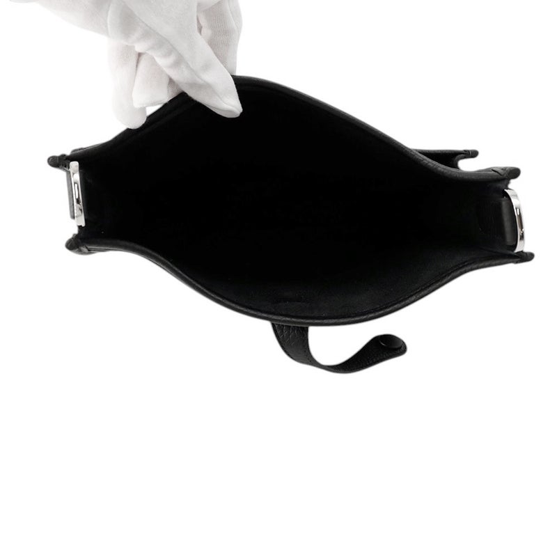 エルメス ショルダーバッグ エブリン3 23 ブラック/シルバー金具 トリヨンクレマンス K刻印 黒