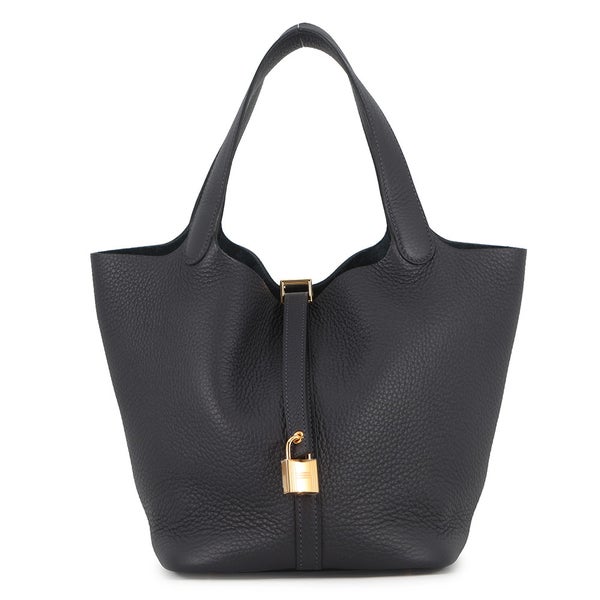 エルメス ハンドバッグ ピコタンロックMM キャバン/ゴールド金具 トリヨンクレマンス K刻印