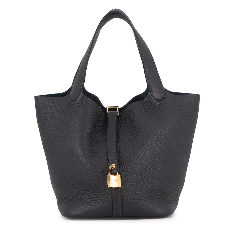 エルメス ハンドバッグ ピコタンロックMM キャバン/ゴールド金具 トリヨンクレマンス K刻印