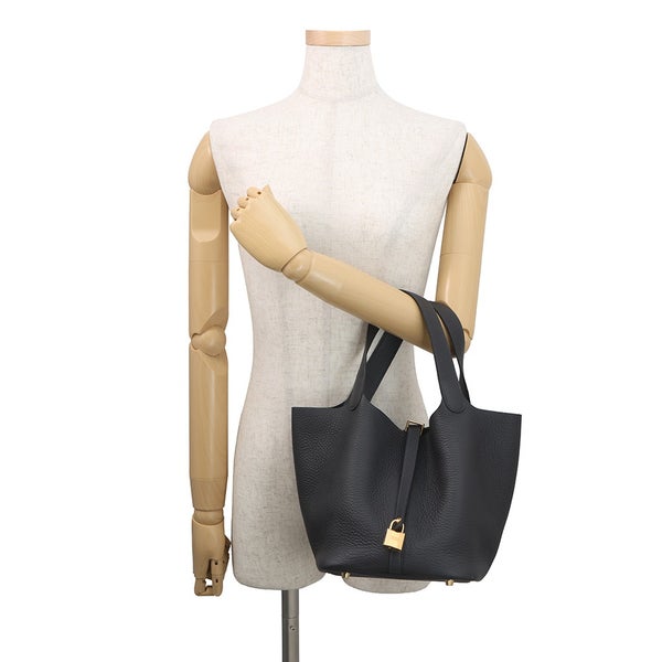 エルメス ハンドバッグ ピコタンロックMM キャバン/ゴールド金具 トリヨンクレマンス K刻印