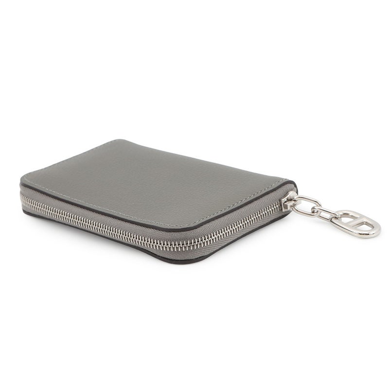 エルメス カードケース ジップ アン ゴー グリメイヤー/シルバー金具 エバーカラー B刻印 HERMES 定期入れ