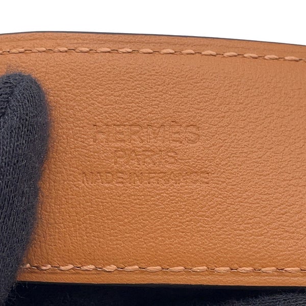 エルメス ベルト ロマン 35 ムース/シルバー金具 トリヨン・ガウチョ W刻印 サイズ90 メンズ HERMES ベルト