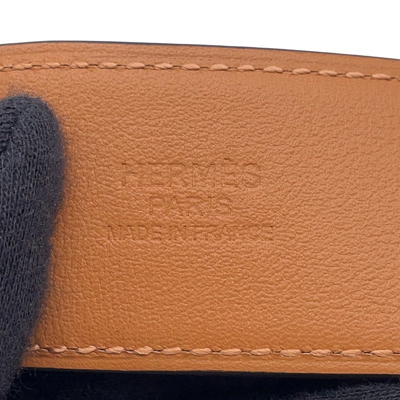 エルメス ベルト ロマン 35 ムース/シルバー金具 トリヨン・ガウチョ W刻印 サイズ90 メンズ HERMES ベルト