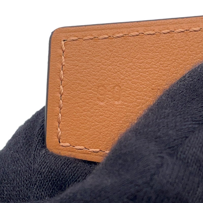 エルメス ベルト ロマン 35 ムース/シルバー金具 トリヨン・ガウチョ W刻印 サイズ90 メンズ HERMES ベルト