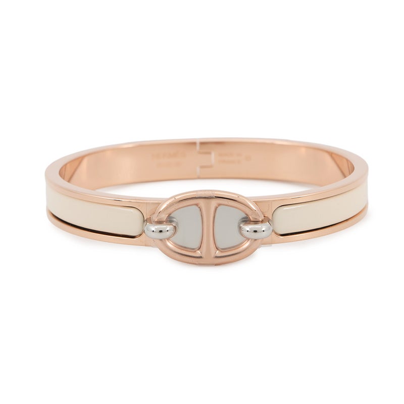 エルメス ブレスレット シェーヌダンクル ミニクリック PM クレーム/ピンクゴールド金具 
HERMES アクセサリー クリーム