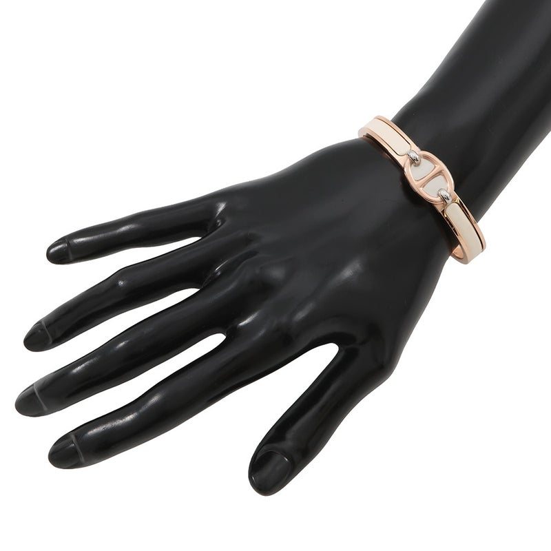 エルメス ブレスレット シェーヌダンクル ミニクリック PM クレーム/ピンクゴールド金具 
HERMES アクセサリー クリーム