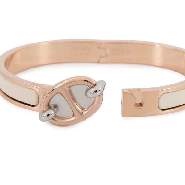 エルメス ブレスレット シェーヌダンクル ミニクリック PM クレーム/ピンクゴールド金具 
HERMES アクセサリー クリーム