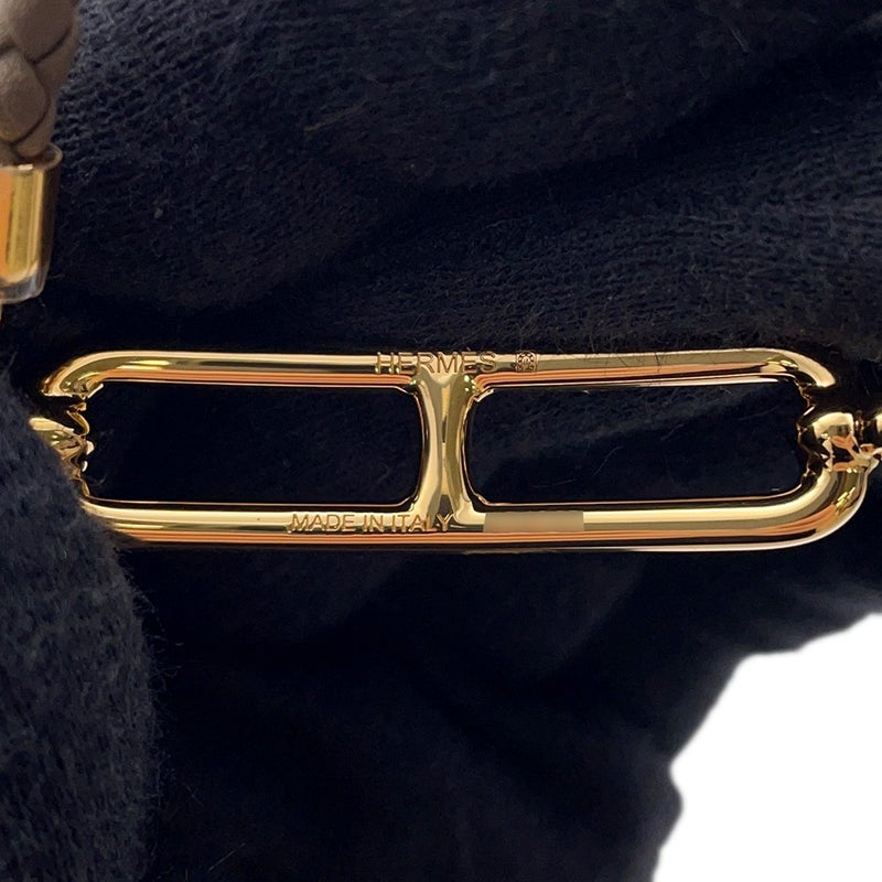 エルメス ブレスレット ルリ ドゥブルトゥール エトゥープ/ゴールド金具 スイフト サイズT3