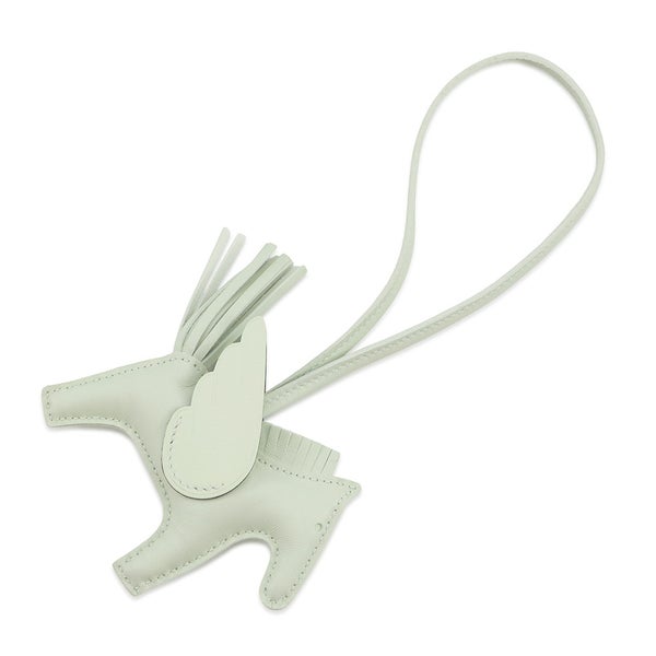 エルメス バッグチャーム ロデオPM ペガサス ヴェールフィズ ラムスキン B刻印