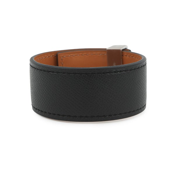 エルメス ブレスレット コリエ・ド・シアン 24 ブラック/シルバー金具 ヴォーマダム B刻印 サイズ T1