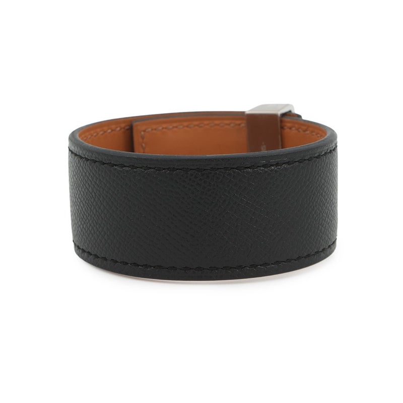 エルメス ブレスレット コリエ・ド・シアン 24 ブラック/シルバー金具 ヴォーマダム B刻印 サイズ T1