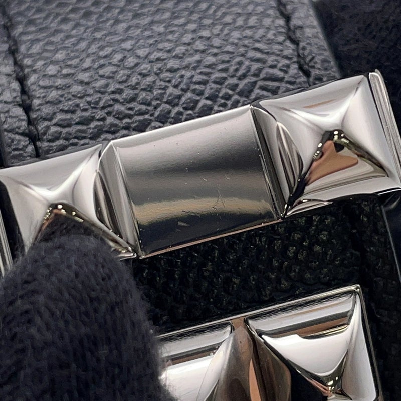 エルメス ブレスレット コリエ・ド・シアン 24 ブラック/シルバー金具 ヴォーマダム B刻印 サイズ T1