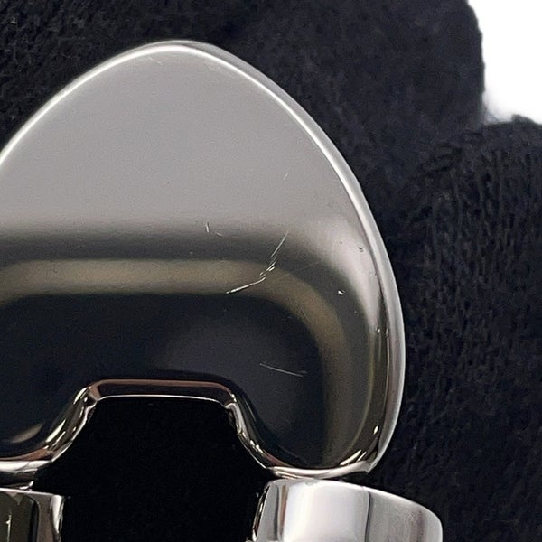 エルメス バッグチャーム ビジュー・ドゥ・バッグチャーム ブラック/グラニ/シルバー金具 メタル/ボックスカーフ 黒