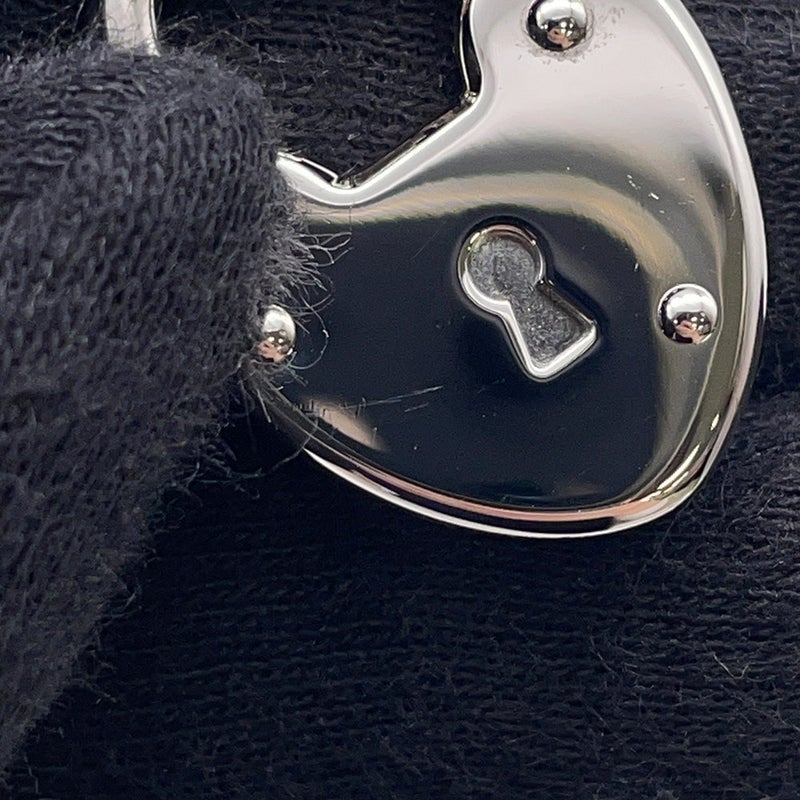 エルメス バッグチャーム ビジュー・ドゥ・バッグチャーム ブラック/グラニ/シルバー金具 メタル/ボックスカーフ 黒