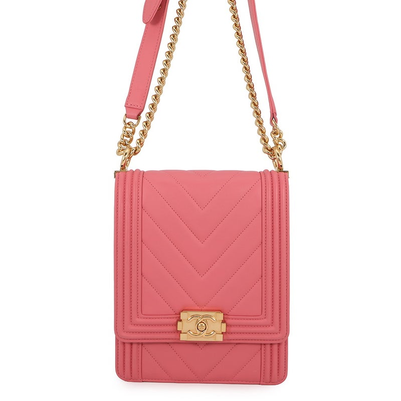 シャネル チェーンショルダーバッグ ボーイシャネル レザー AS0130 CHANEL バッグ