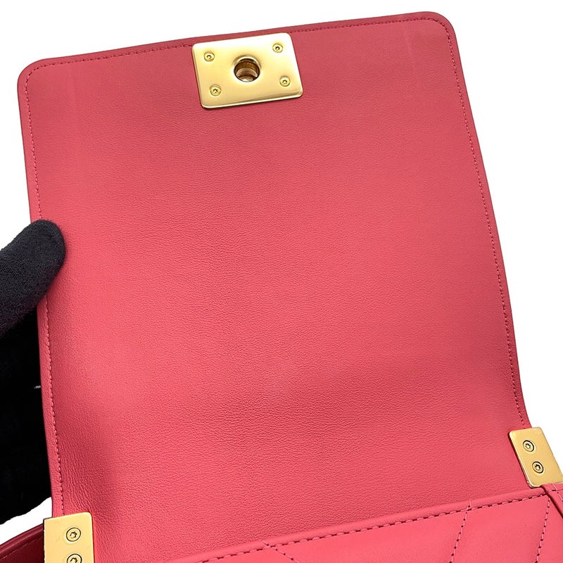 シャネル チェーンショルダーバッグ ボーイシャネル レザー AS0130 CHANEL バッグ