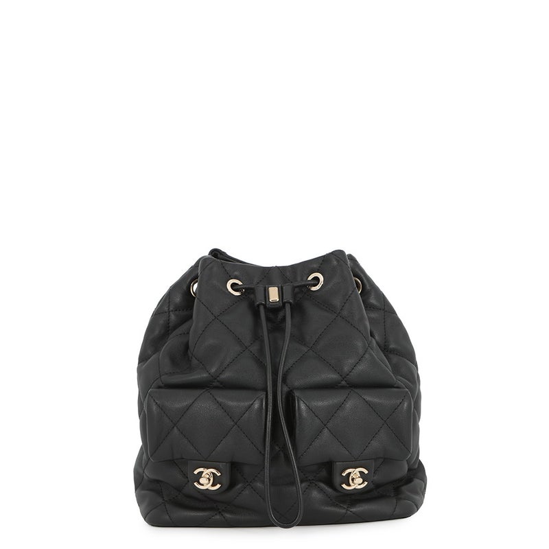 シャネル リュック ココマーク マトラッセ バックパック カーフレザー AS4342 CHANEL バッグ 黒