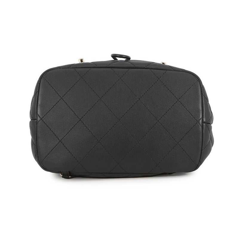 シャネル リュック ココマーク マトラッセ バックパック カーフレザー AS4342 CHANEL バッグ 黒