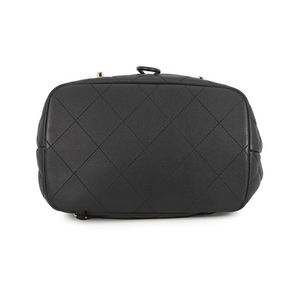 シャネル リュック ココマーク マトラッセ バックパック カーフレザー AS4342 CHANEL バッグ 黒