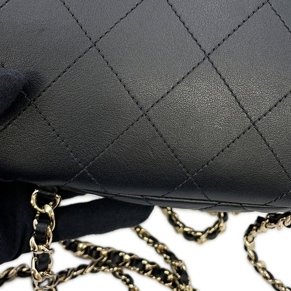 シャネル リュック ココマーク マトラッセ バックパック カーフレザー AS4342 CHANEL バッグ 黒